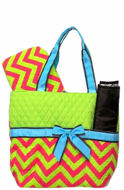 Diaper Bag-CC-601/FUS/LIME/TUR